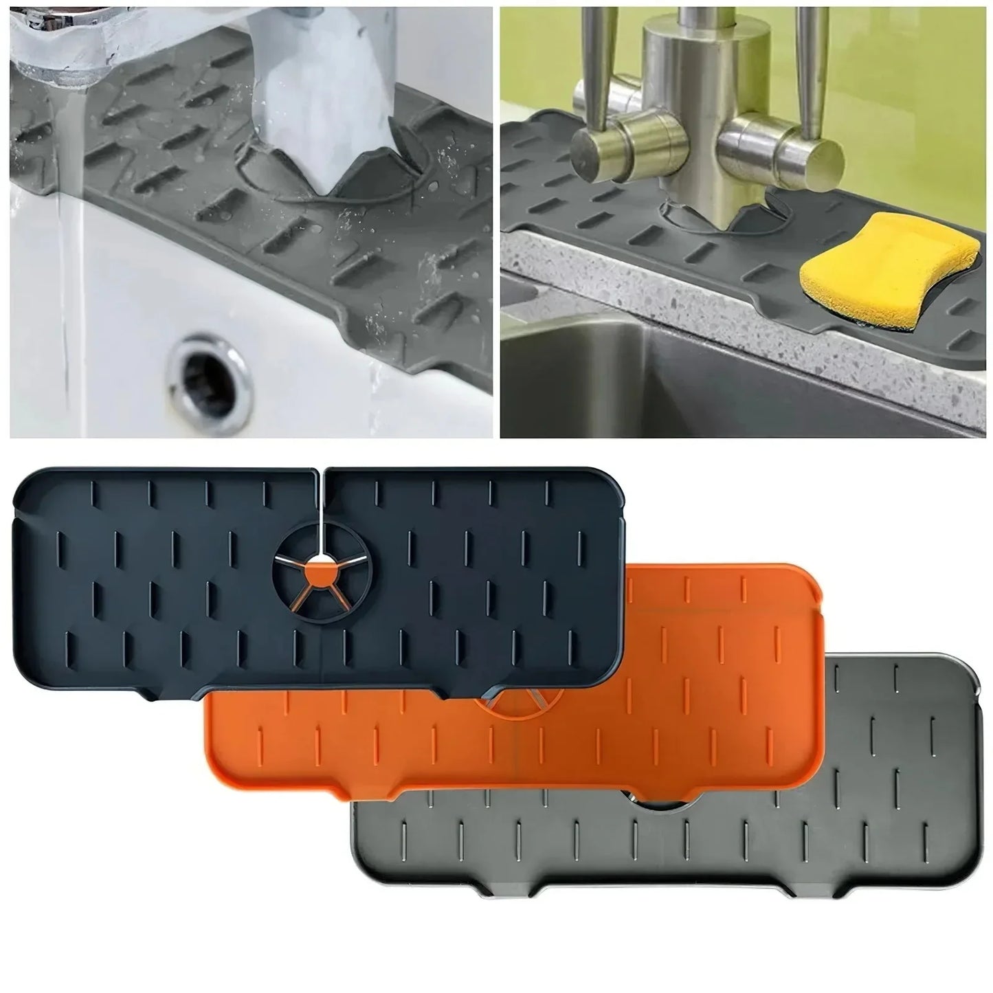 Splash Proof Silicone Sink Shelf