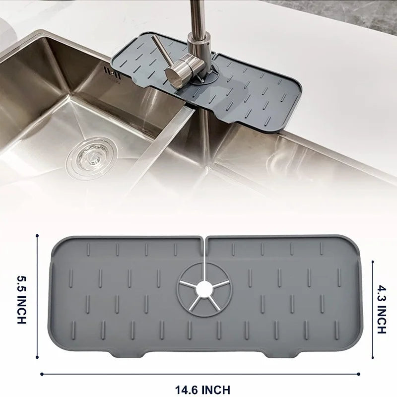Splash Proof Silicone Sink Shelf