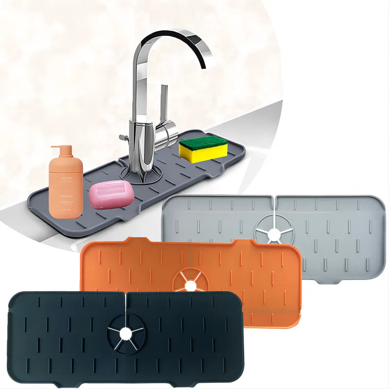 Splash Proof Silicone Sink Shelf