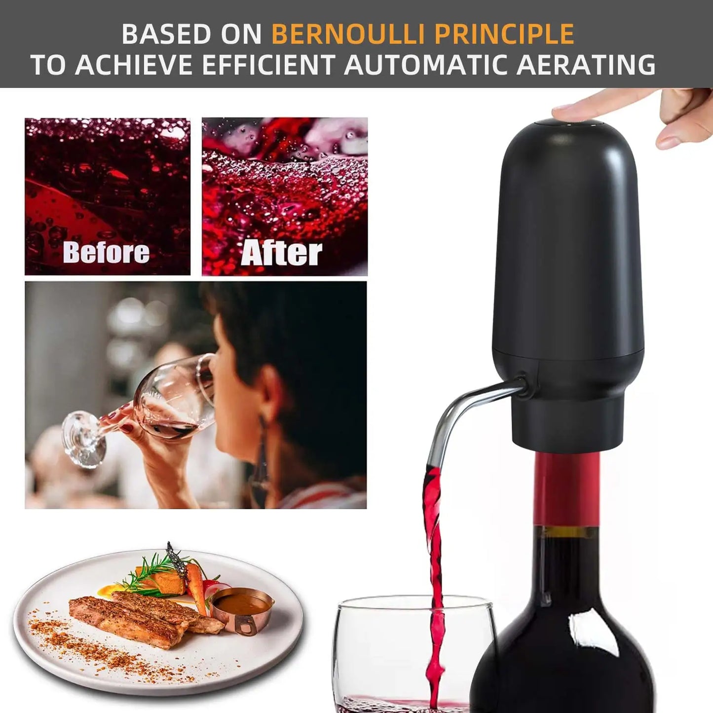 One-touch Automatic Wine Dispenser