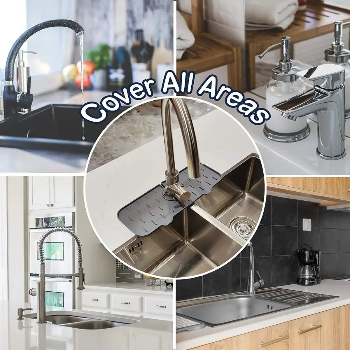 Splash Proof Silicone Sink Shelf