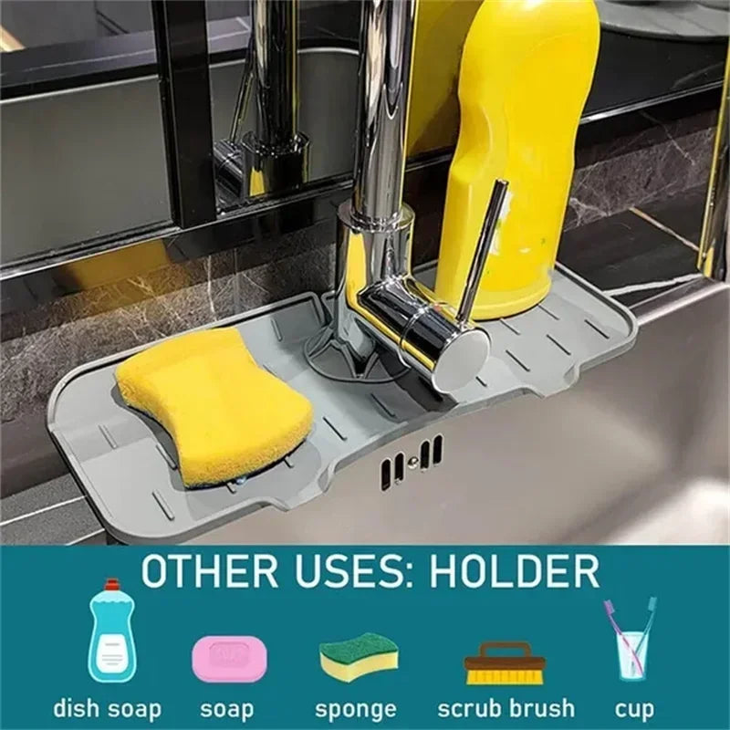 Splash Proof Silicone Sink Shelf